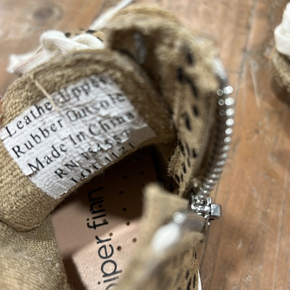 Piper Finn leather cheetah hi top sneakers - Picture 12 of 12